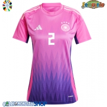 Maglie da calcio Germania Antonio Rudiger #2 Seconda Maglia Femminile Europei 2024 Manica Corta